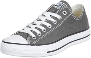 Converse Chuck Taylor All Star Canvas Low Top Sneaker, Charcoal ,12 mens_us/14 womens_us