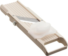 Load image into Gallery viewer, Benriner Mandoline Slicer with 4 Blades, Japanese Stainless Steel, BPA Free, 12.75 x 3.625-Inches, Beige