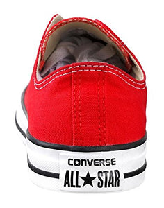 Converse Chuck Taylor All Star Canvas Low Top Sneaker, red ,9.5 Men/11.5 Women