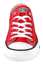 Load image into Gallery viewer, Converse Chuck Taylor All Star Canvas Low Top Sneaker, red ,9.5 Men/11.5 Women