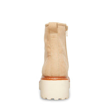 Load image into Gallery viewer, Madden Girl Women's Carra Fashion Boot, Sand Fabric, 9
