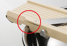 Load image into Gallery viewer, Benriner Mandoline Slicer with 4 Blades, Japanese Stainless Steel, BPA Free, 12.75 x 3.625-Inches, Beige