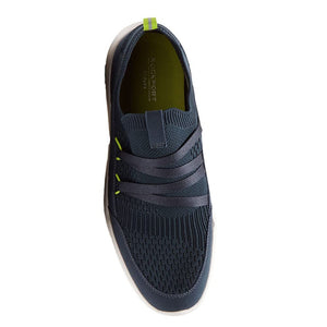 Rockport Men's Truflex M Evolution Mudguard Pull Up Walking Shoe, Navy, 7 Wide