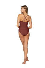 Load image into Gallery viewer, Sunsets Simone Tankini Swim Top, Tuscan Red, E Cup