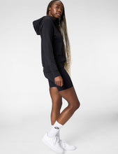 Load image into Gallery viewer, Nike Women's Sportswear Club Fleece Logo Pullover Hoodie, Black/White, Small