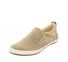 Load image into Gallery viewer, Taos Footwear Women's Dandy Khaki Wash Canvas Slip On 8.5 M US