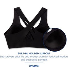 Load image into Gallery viewer, Brooks Women's Crossback 2.0 Sports Bra for Running, Workouts &amp; Sports - Navy - 30 DD/E
