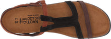 Load image into Gallery viewer, NAOT Footwear Women's Judith Coffee Bean Nubuck Nubuck Flat Sandal 11 N US