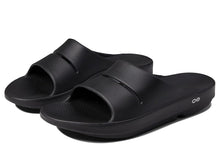 Load image into Gallery viewer, Oofos OOahh Slide Sandal in Black at Nordstrom, Size 8 Women's