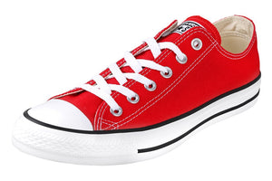 Converse Chuck Taylor All Star Canvas Low Top Sneaker, red ,9.5 Men/11.5 Women