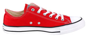 Converse Chuck Taylor All Star Canvas Low Top Sneaker, red ,9.5 Men/11.5 Women