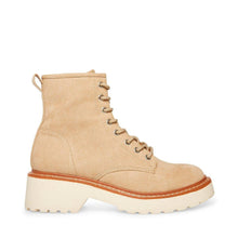 Load image into Gallery viewer, Madden Girl Women's Carra Fashion Boot, Sand Fabric, 9