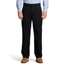Load image into Gallery viewer, IZOD Men&#39;s Performance Stretch Classic Fit Flat Front Chino Pant, Black, 38W x 29L