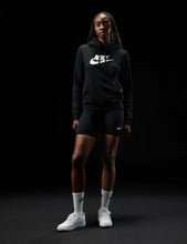 Load image into Gallery viewer, Nike Women's Sportswear Club Fleece Logo Pullover Hoodie, Black/White, Small