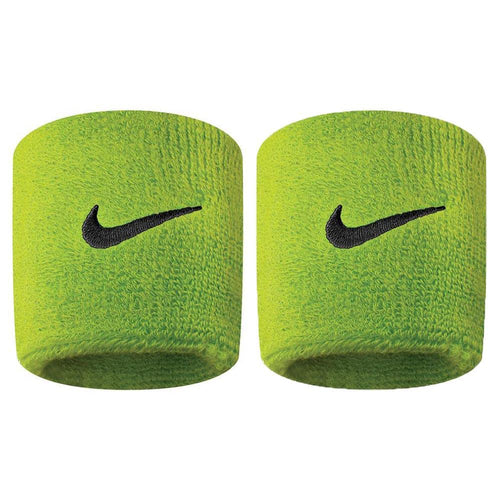Nike Swoosh Wristbands (Atomic Green/Black, Osfm)