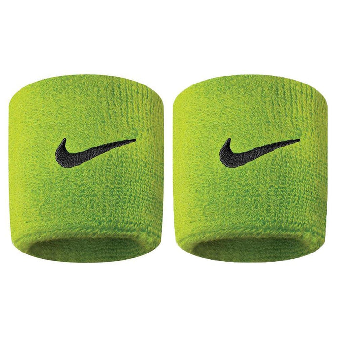 Nike Swoosh Wristbands (Atomic Green/Black, Osfm)