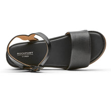 Load image into Gallery viewer, Rockport Delanie 2 Piece Women's Black Sandals 6.5M
