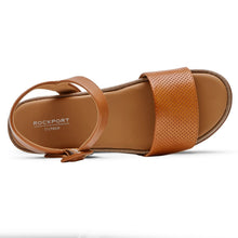 Load image into Gallery viewer, Rockport Women's Delanie Sandal, Honey, 7.5
