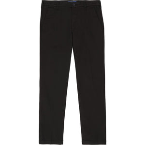 IZOD Men's Performance Stretch Classic Fit Flat Front Chino Pant, Black, 38W x 29L