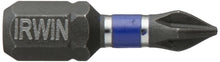 Load image into Gallery viewer, Irwin Tools 1837324 Impact Performance Series Phillips Insert Bit #1 (20 Pieces)