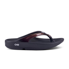 Load image into Gallery viewer, OOFOS Women's Oolala Luxe Thong Recovery Sandal - Color: Cabernet (Regular Width) - Size: 7