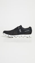 Load image into Gallery viewer, Pre- owner On-Women's Women's Cloud 5 Sneakers, Black/White, 10 Medium US