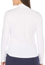 Load image into Gallery viewer, PGA TOUR Women's 1/4 Zip Long Sleeve Sun Protection Golf Shirt, Bright White, XX Large