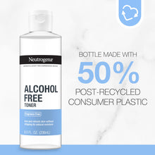 Load image into Gallery viewer, Neutrogena Alcohol-Free Gentle Daily Fragrance-Free Face Toner to Tone &amp; Refresh Skin, Toner Gently Removes Impurities &amp; Reconditions Skin, Hypoallergenic, 8 fl. oz