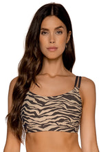 Load image into Gallery viewer, Sunsets Taylor Bralette Swim Top, On The Prowl, 34E/32F/30G