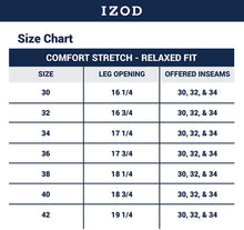 Load image into Gallery viewer, IZOD Men's Relaxed Fit Comfort Stretch Denim Jeans, Smoky Olive, 30W X 32L