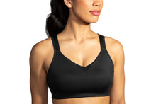 Load image into Gallery viewer, Brooks Women's Convertible Sports Bra for High Impact Running, Workouts &amp; Sports with Maximum Support - Black - 38 E
