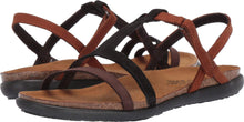 Load image into Gallery viewer, NAOT Footwear Women's Judith Coffee Bean Nubuck Nubuck Flat Sandal 11 N US