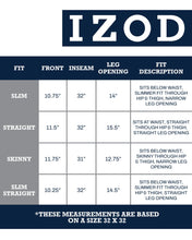 Load image into Gallery viewer, IZOD Men&#39;s Comfort Stretch Denim Jeans (Relaxed Fit), Breeze, 36W x 34L