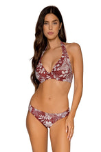 Load image into Gallery viewer, Sunsets Femme Fatale Hipster Women's Swimsuit Bikini Bottom, Hawaiian Hideaway, Large