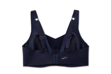 Load image into Gallery viewer, Brooks Women's Underwire Sports Bra for High Impact Running, Workouts &amp; Sports with Maximum Support - Navy - 32 D