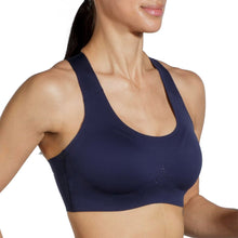 Load image into Gallery viewer, Brooks Women's Crossback 2.0 Sports Bra for Running, Workouts &amp; Sports - Navy - 30 DD/E