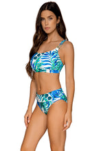 Load image into Gallery viewer, Sunsets Taylor Bralette Swim Top, Seascape, 40G/38H