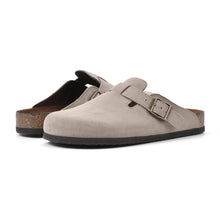 Load image into Gallery viewer, WHITE MOUNTAIN Women&#39;s Bari Footbed Sandal, Taupe/Suede, 10 M