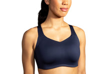 Load image into Gallery viewer, Brooks Women's Underwire Sports Bra for High Impact Running, Workouts &amp; Sports with Maximum Support - Navy - 32 D