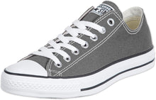 Load image into Gallery viewer, Converse Chuck Taylor All Star Canvas Low Top Sneaker, Charcoal ,12 mens_us/14 womens_us