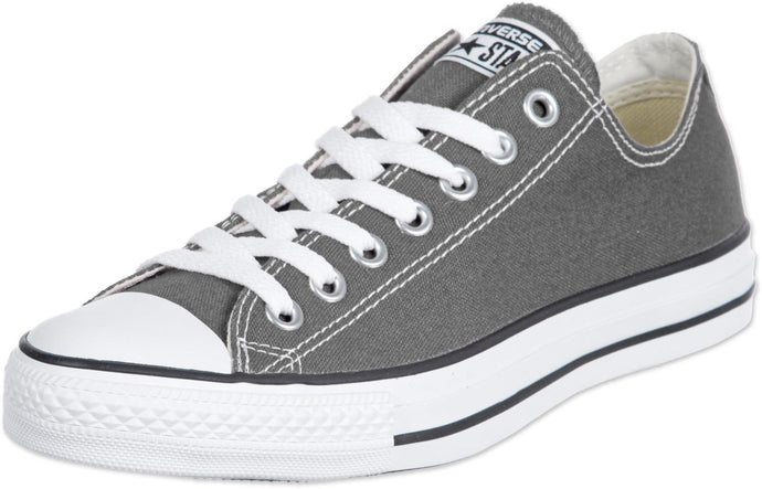 Converse Chuck Taylor All Star Canvas Low Top Sneaker, Charcoal ,12 mens_us/14 womens_us