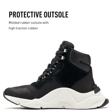 Load image into Gallery viewer, Sorel Women's Kinetic RNEGD Conquest Boot — Black, Sea Salt — Waterproof Leather Winter Boots — Size 5.5
