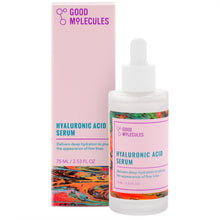Load image into Gallery viewer, Good Molecules Hyaluronic Acid Serum - Hydration for Dry Skin to Moisturize, Plump, and Firm - 1% HA, Anti-aging Water-Based Skincare for Face
