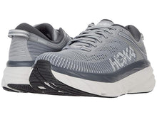 Load image into Gallery viewer, HOKA Bondi 7 Running Shoe in Grey/grey at Nordstrom, Size 13