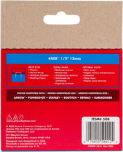 Load image into Gallery viewer, Arrow 508 Heavy Duty T50 1/2-Inch Leg Length, 3/8-Inch Crown, Staples for Upholstery, Construction, Furniture, Crafts, 1250 Count(Pack of 1)