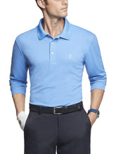 Load image into Gallery viewer, IZOD Men's Golf Long Sleeve Tournament Polo Shirt, Eden, X-Large