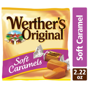 Werther's Original Soft Caramel Candy, 2.22 Oz Bags (Pack of 12)