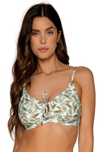 Load image into Gallery viewer, Sunsets Kauai Keyhole Swim Top, Montego, 34DD