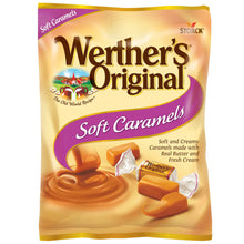 Load image into Gallery viewer, Werther&#39;s Original Soft Caramel Candy, 2.22 Oz Bags (Pack of 12)