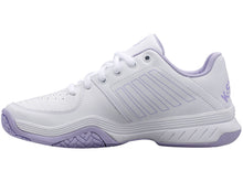 Load image into Gallery viewer, K-Swiss Women's Court Express Tennis Shoe, White/Purple Heather, 7.5 M